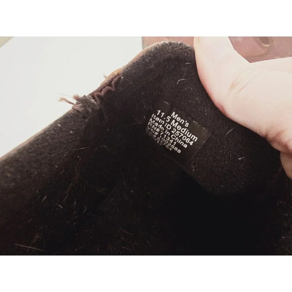 LL Bean Brown Leather Slip On Causal Mens Shoes Size 11.5 - Picture 7 of 7